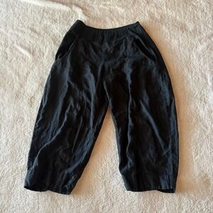 Banana Blue Made in Australia Linen Balloon Pants Relaxed Fit Women's L